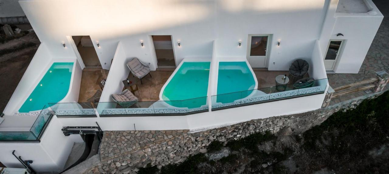 Geomilos Deluxe Rooms Triovasalos Exterior photo
